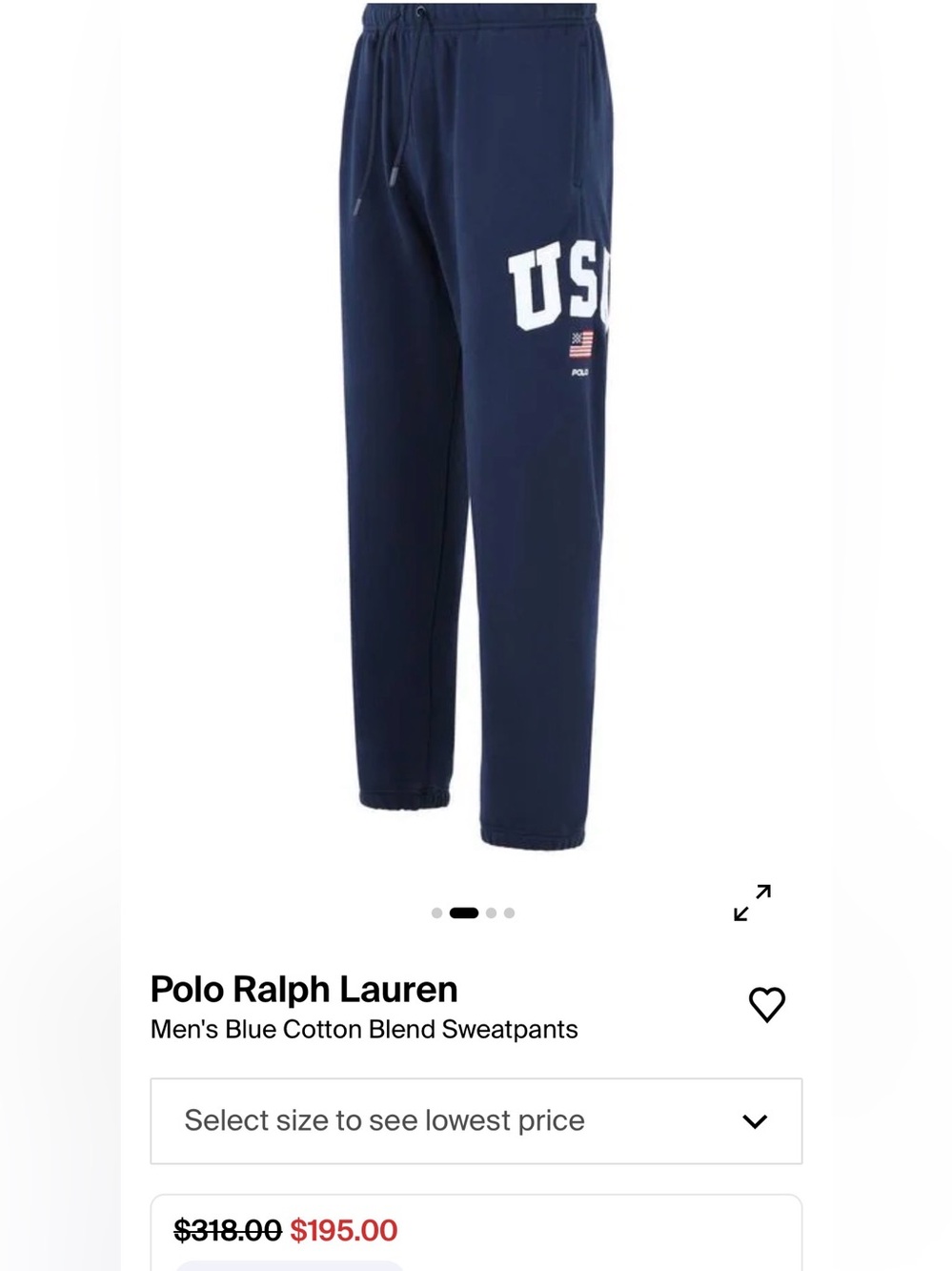 Polo Ralph Lauren blue USA Joggers